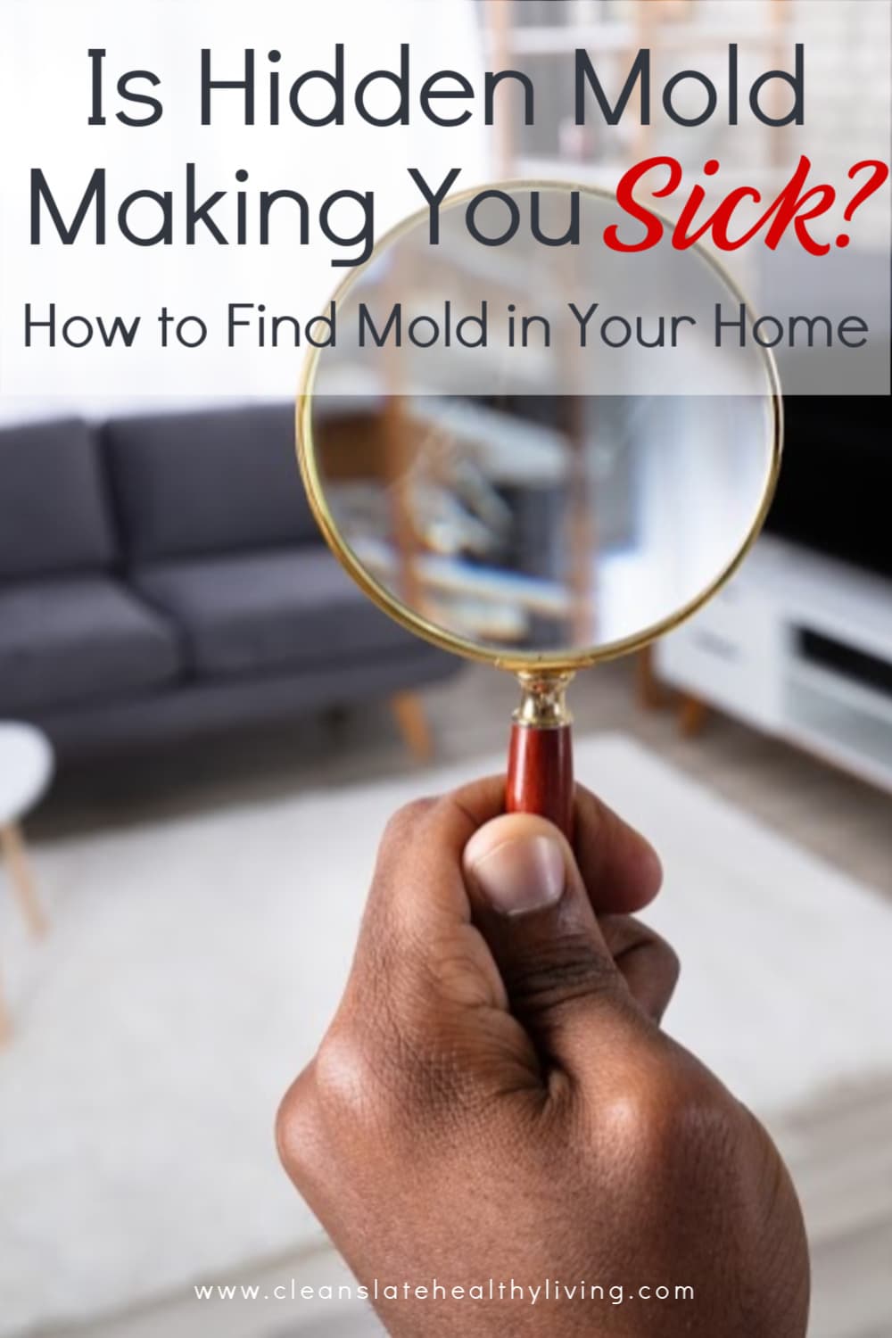 How to inspect for mold. Is hidden mold making you sick? How to find hidden mold.