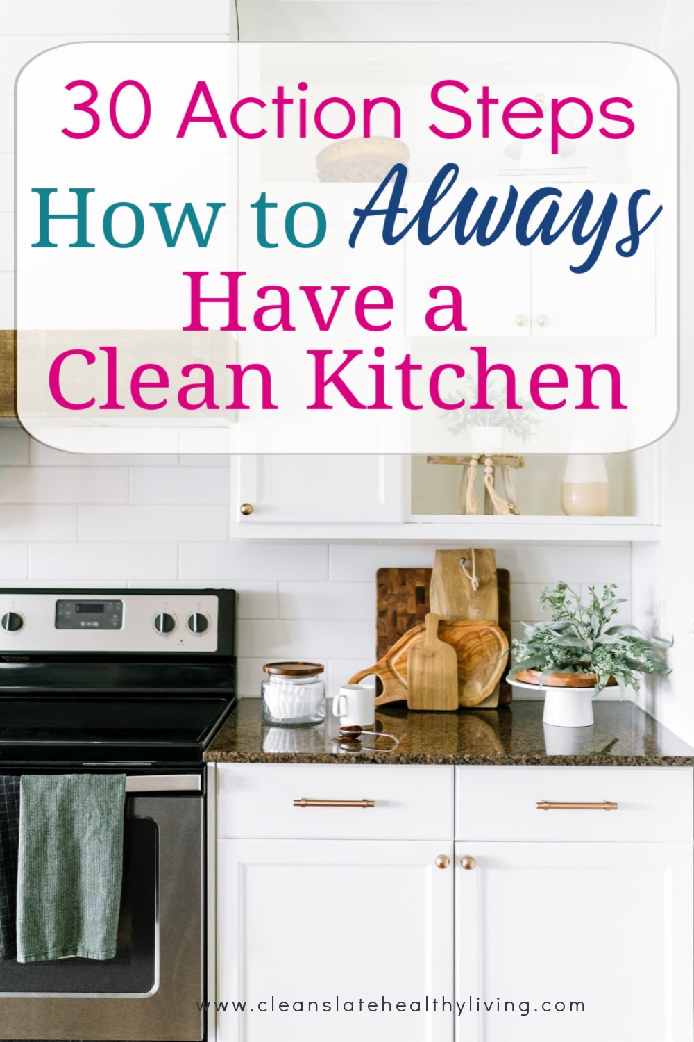 Small Steps to a Cleaner Kitchen