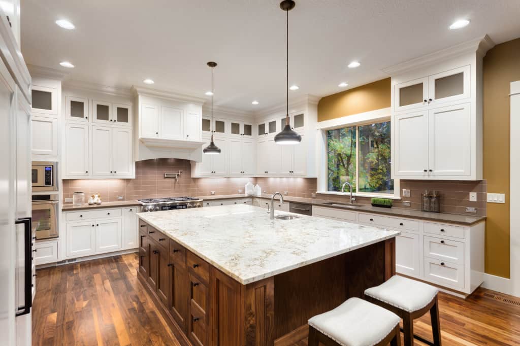 Always have a clean kitchen by keeping your counter tops clutter free.